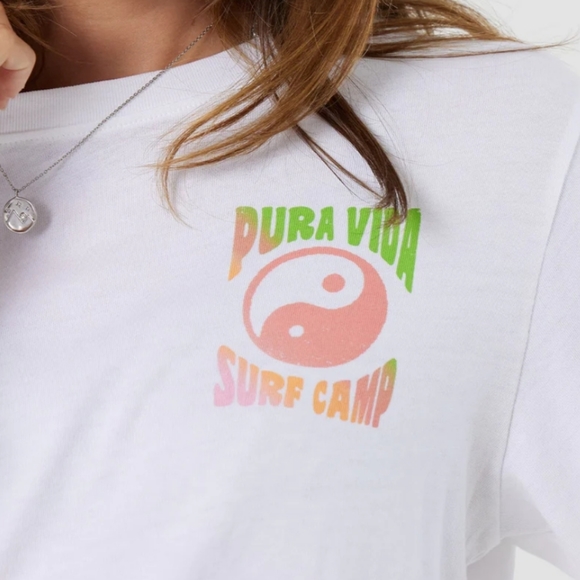 🎉HPx3🎉 Pura Vida Surf Camp Long Sleeve Crew Tee - Picture 2 of 6